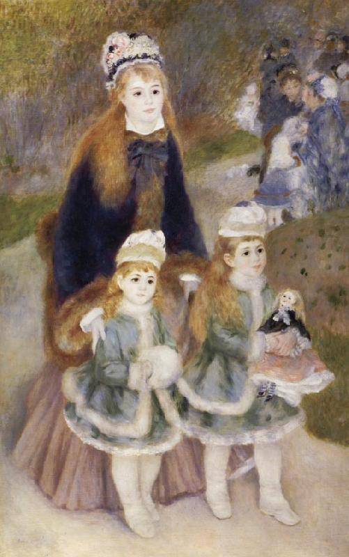 Pierre-Auguste Renoir Mother and children oil painting image